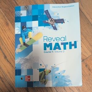 Reveal Math Course 1 Volume 2 - 6th Grade Math Book